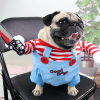 Pet Funny Costume Clothes For Medium Large Dogs For Cosplay Christmas Halloween - White - M