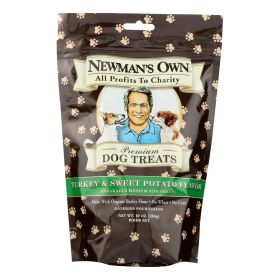 Newman's Own Organics Turkey And Sweet Potato Treats - Organic - Case Of 6 - 10 Oz. - Default