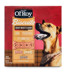 Ol' Roy Multi Flavored Basted Biscuits for Large Breeds, Dry, 10 lb Box - 2060926646ref