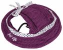 Pet Life 'Sea Spot Sun' Uv Protectant Adjustable Fashion Mesh Brimmed Dog Hat Cap - Burgundy - Medium