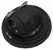 Pet Life 'Sea Spot Sun' Uv Protectant Adjustable Fashion Mesh Brimmed Dog Hat Cap - Black - Medium